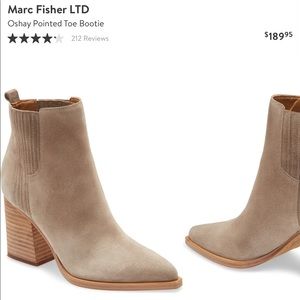 Marc Fisher Oshay Pointed Toe Bootie